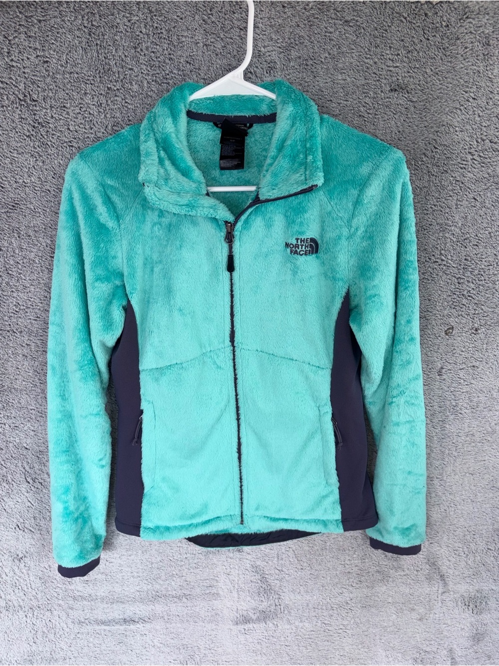 The North Face size small Women's Teal Fleece Teddy Jacket